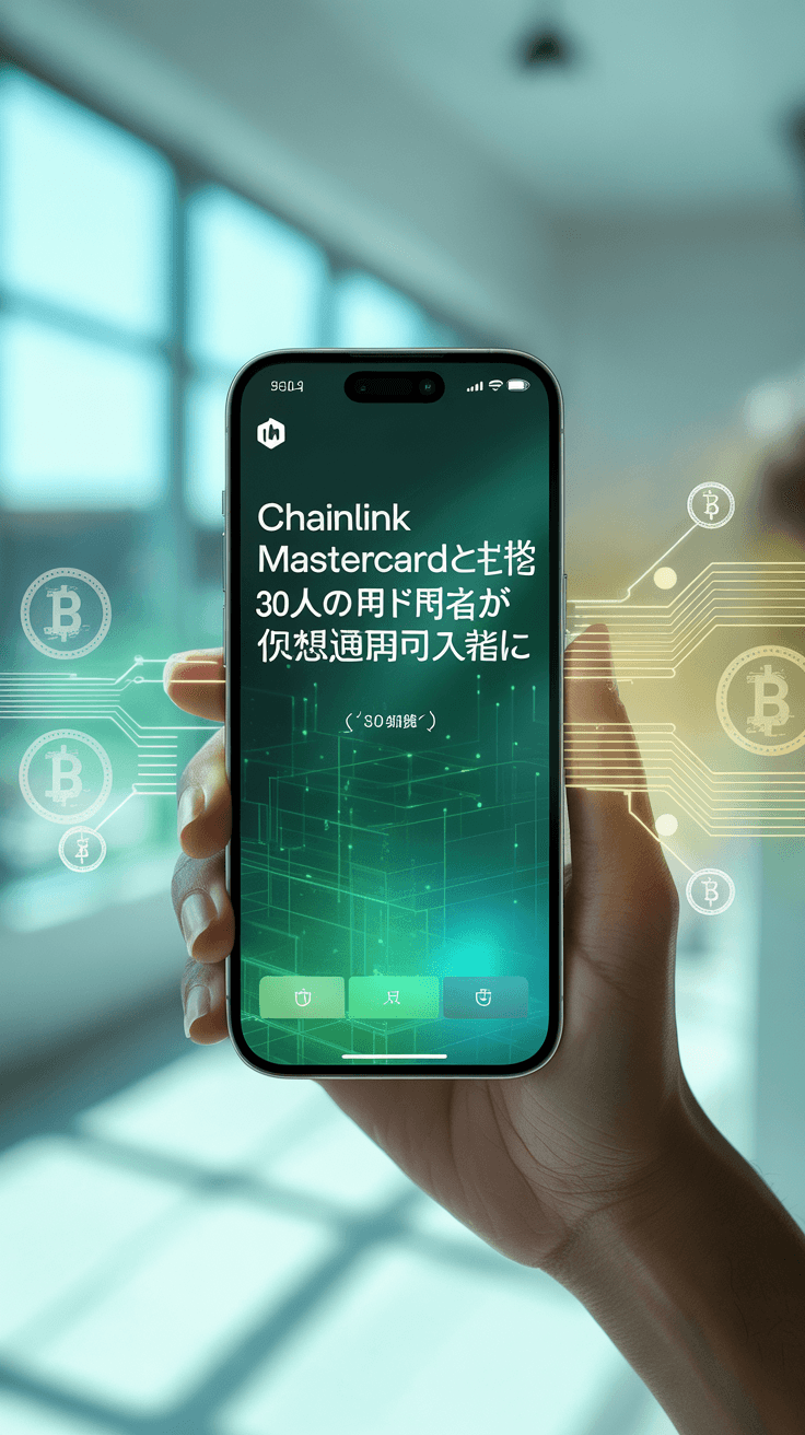 ChainlinkとMastercardが提携、30億人のカード利用者が仮想通貨購入可能に