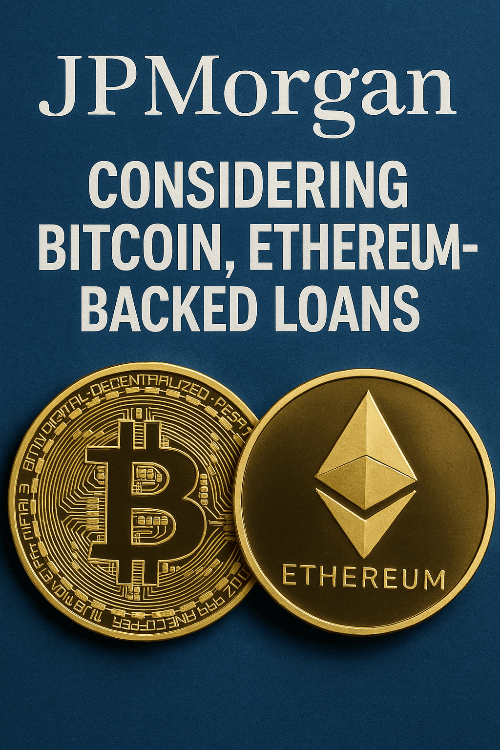 JPモルガンがビットコイン・イーサリアム担保ローン事業を検討中 コンテンツ始まり