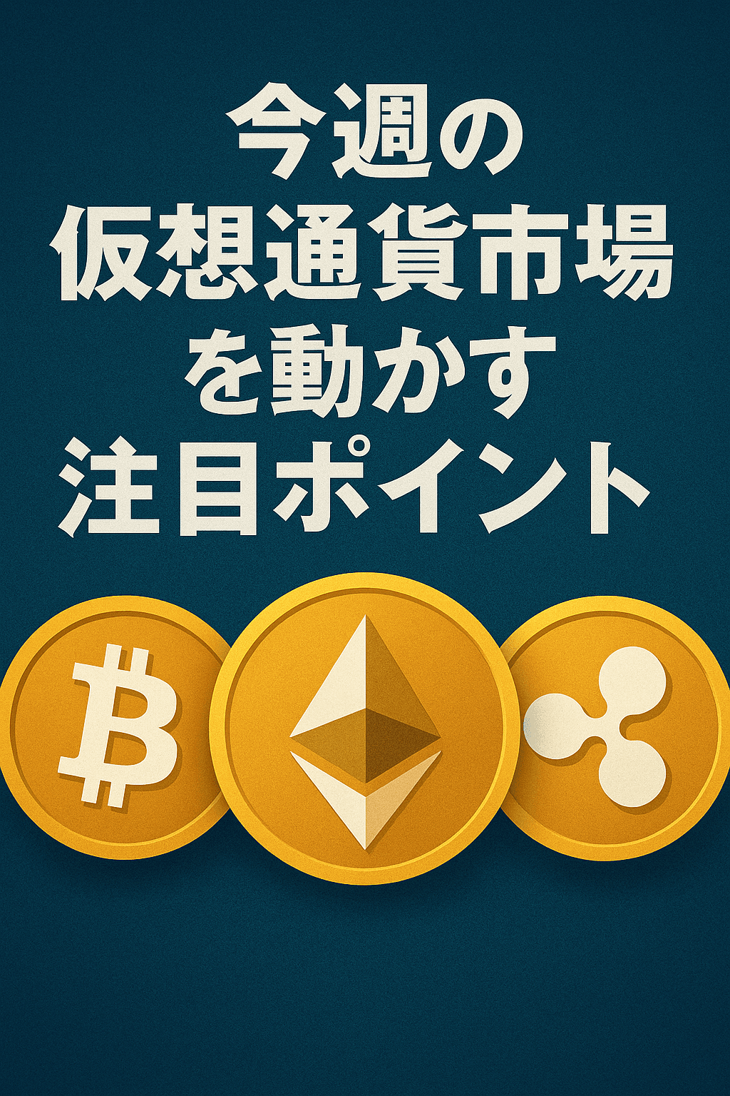今週の仮想通貨市場を動かす注目ポイントコンテンツ開始