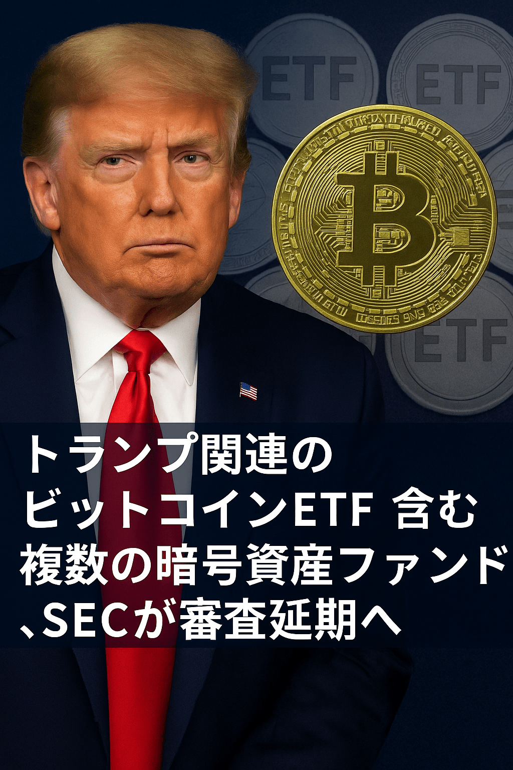トランプ関連のビットコインETF含む複数の暗号資産ファンド、SECが審査延期へ　コンテンツ開始