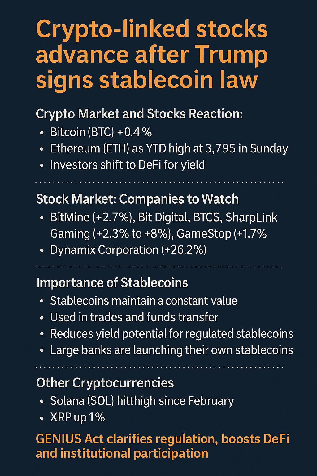 以下に、記事「This Crypto Trader Made More Money on Bitcoin Than 20 Altcoins Combined—His \$100 Investment Strategy Will Surprise You」のまとめ記事を作成しました。 --- ### 【まとめ】ビットコインに全額投資すべき?わずか100ドルで始めたトレーダーの戦略とは 「ビットコイン1本に絞って投資した方が、20種のアルトコインに分散投資するより儲かった」──そんな意外な体験を語る暗号資産トレーダーの戦略が注目を集めています。 #### ◆ 経験者の共通認識:「まずはビットコイン一択」 Reddit上での議論では、多くの経験豊富な投資家が「少額(例:100ドル)であればビットコインに全額投資すべき」と主張。その理由は以下の通りです: * **管理がシンプル**:複数のコイン管理や税務申告が不要 * **価格安定性と信頼性**:ビットコインは「デジタルゴールド」としての地位を確立 * **フィアット通貨の価値下落へのヘッジ手段** 「1BTCは常に1BTC。価値が変わっているのは法定通貨の方だ」というコメントが象徴的です。 #### ◆ 少額投資の現実:「夢は見られないが、学びはある」 一方で「100ドルでは大きなリターンは望めない」との声も。仮にビットコインが現在の価格から2倍になっても、100ドルが200ドルにしかなりません。 それでも「10ドルでも利益が出る。それが目的でいい」という意見もあり、小さく始めて学ぶ姿勢の重要性が強調されています。 #### ◆ 分散投資 vs 集中投資:どちらが正解? 一部では「75%BTC、25%ETH」という戦略も。イーサリアムはDeFiなどのアプリケーションを支える“デジタルオイル”と称され、高成長を期待する声もありますが、複雑さやリスクも伴います。 #### ◆ タイミングより継続:「ドルコスト平均法」のすすめ 「完璧なタイミングを待ち続けると、結局買えない」というコメントもあり、毎月一定額を購入する「ドルコスト平均法」が堅実な戦略とされました。 --- ### ✅ まとめ:初心者にとって100ドルは“投資の授業料” 大きな利益を狙うというよりも、「学ぶこと」「習慣を作ること」が少額投資の本当の価値。最初の100ドルは、将来の大きな投資に備える“学びの第一歩”です。 --- ご希望があれば、Pinterest用タイトルや画像案もご提案できます。