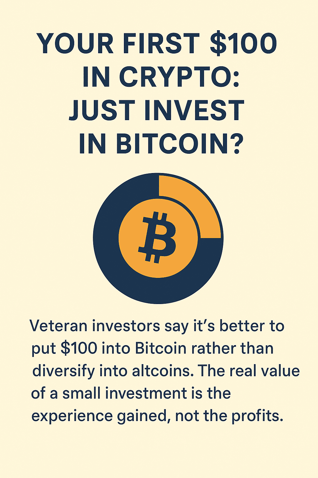 【まとめ】ビットコインに全額投資すべき?わずか100ドルで始めたトレーダーの戦略とは