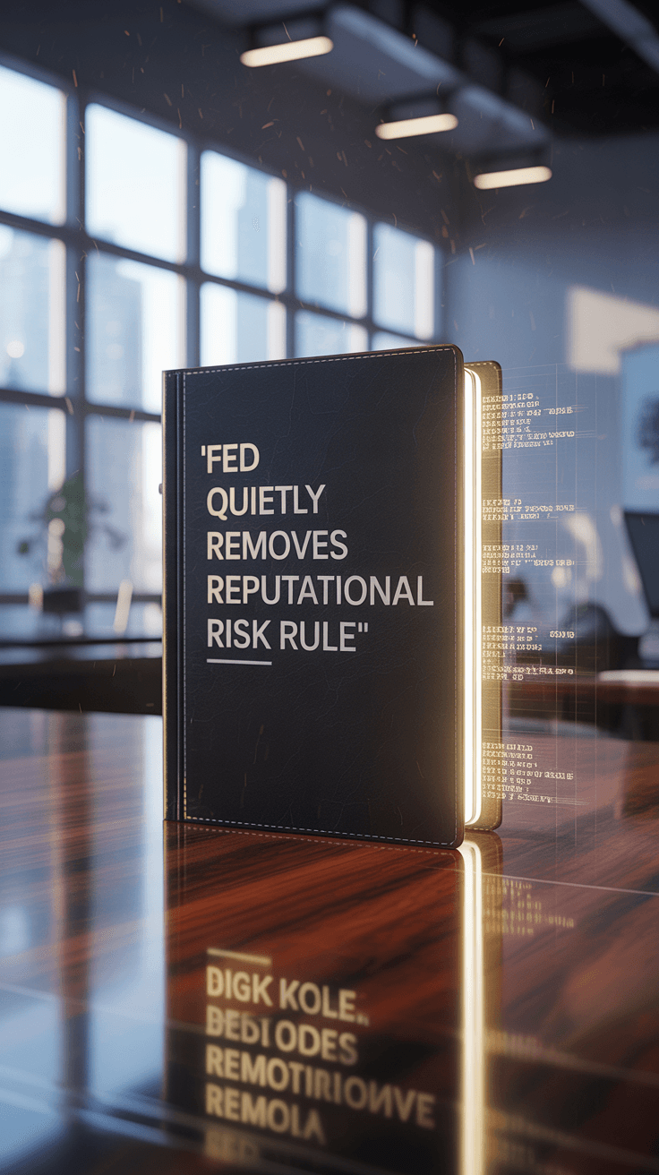 FRB「レピュテーションリスク」撤廃 - 米銀行と仮想通貨の関係が大転換へ 始まり
