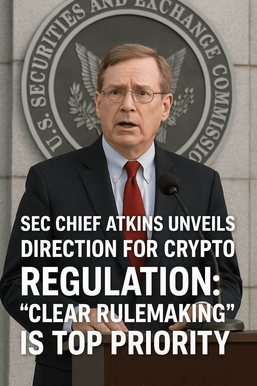 SEC新長官アトキンス氏、仮想通貨規制の方向性を初公開:「明確なルールづくり」が最優先課題に
