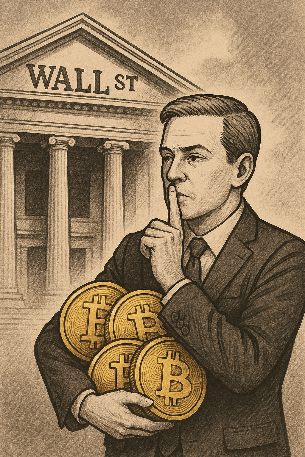 ウォール街が静かに仮想通貨を買い集め中──強気相場の裏にある見えざる動きとは?
