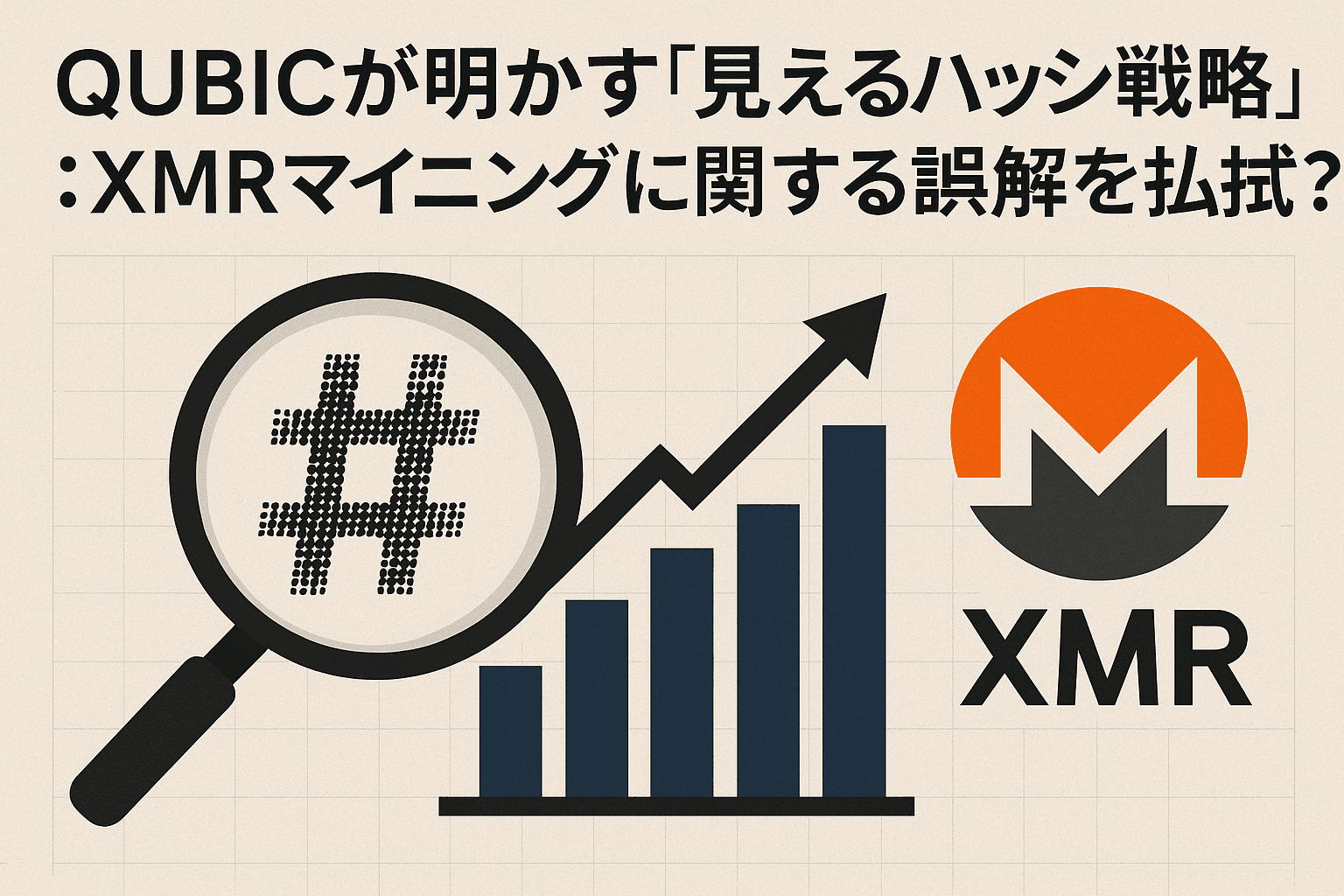 QUBICが明かす「見えるハッシュ戦略」:XMRマイニングに関する誤解を払拭?