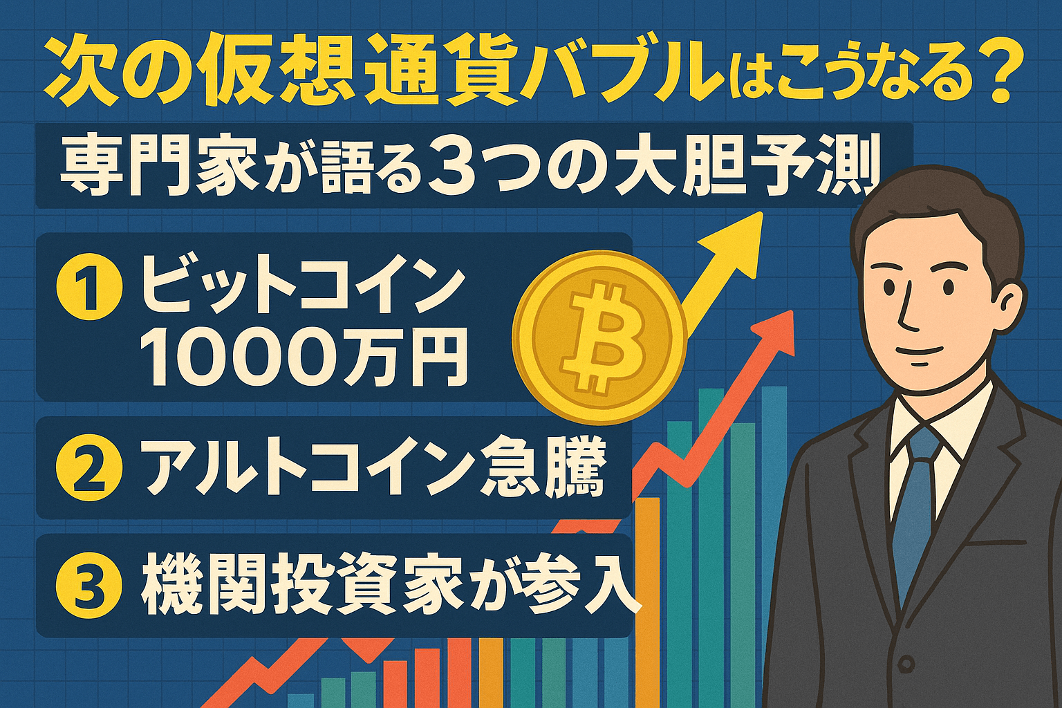 🚀次の仮想通貨バブルはこうなる?専門家が語る3つの大胆予測