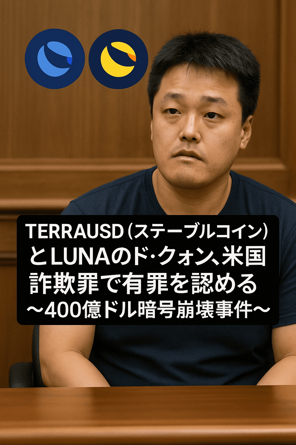TerraUSD（ステーブルコイン）とLunaのド・クォン、米国詐欺罪で有罪を認める ～400億ドル暗号崩壊事件～
