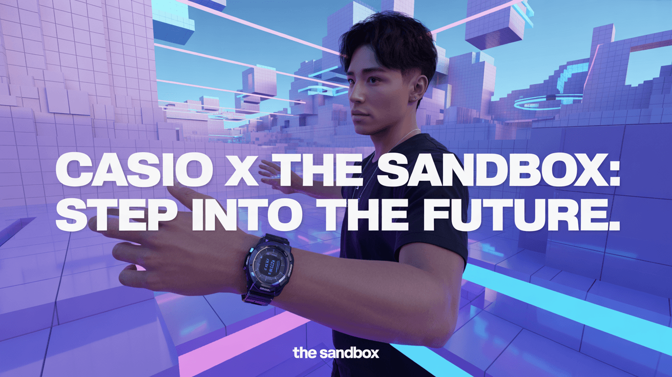 カシオ×The Sandbox：G-SHOCKの世界観を体験できるメタバースコラボが始動