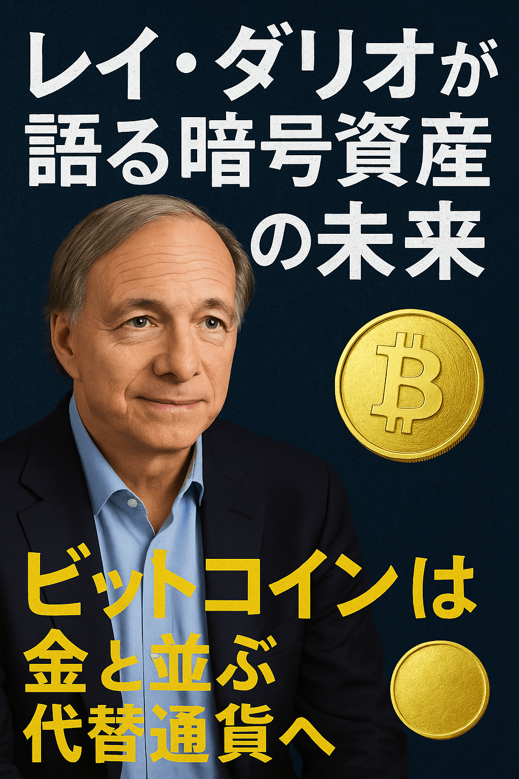 レイ・ダリオが語る暗号資産の未来|ビットコインは金と並ぶ代替通貨へ