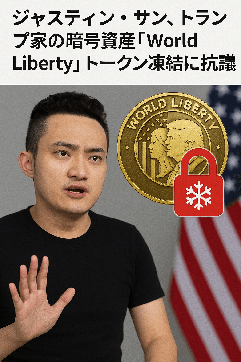 まとめ記事:ジャスティン・サン、トランプ家の暗号資産「World Liberty」トークン凍結に抗議