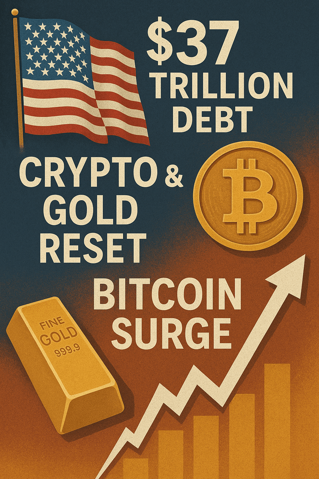 まとめ記事「米国の37兆ドル債務がもたらす暗号資産・金リセット論 ― ビットコイン急騰の背景」