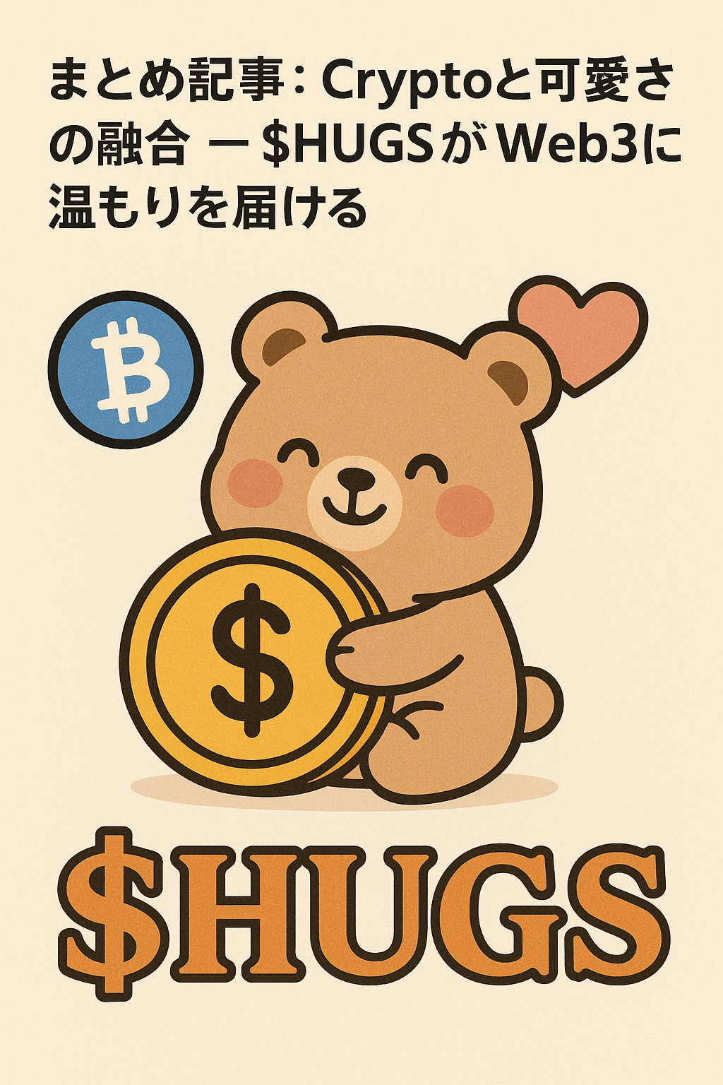 まとめ記事:「Cryptoと可愛さの融合 — $HUGSがWeb3に温もりを届ける」