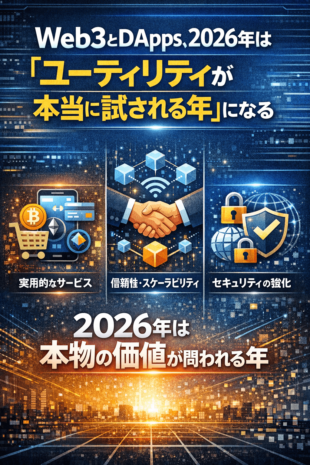 まとめ:Web3とDApps、2026年は「ユーティリティが本当に試される年」になる