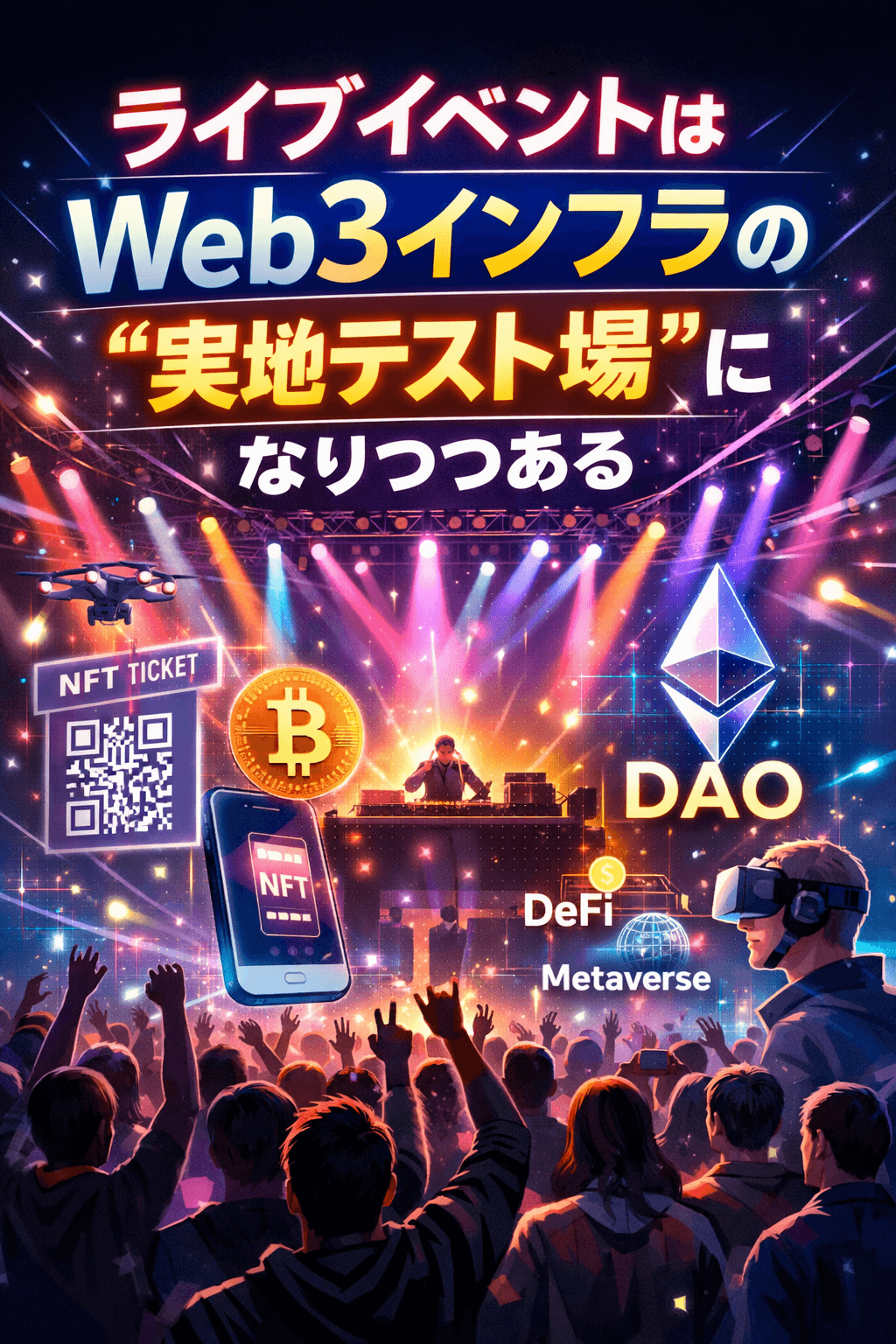 ライブイベントはWeb3インフラの“実地テスト場”になりつつある