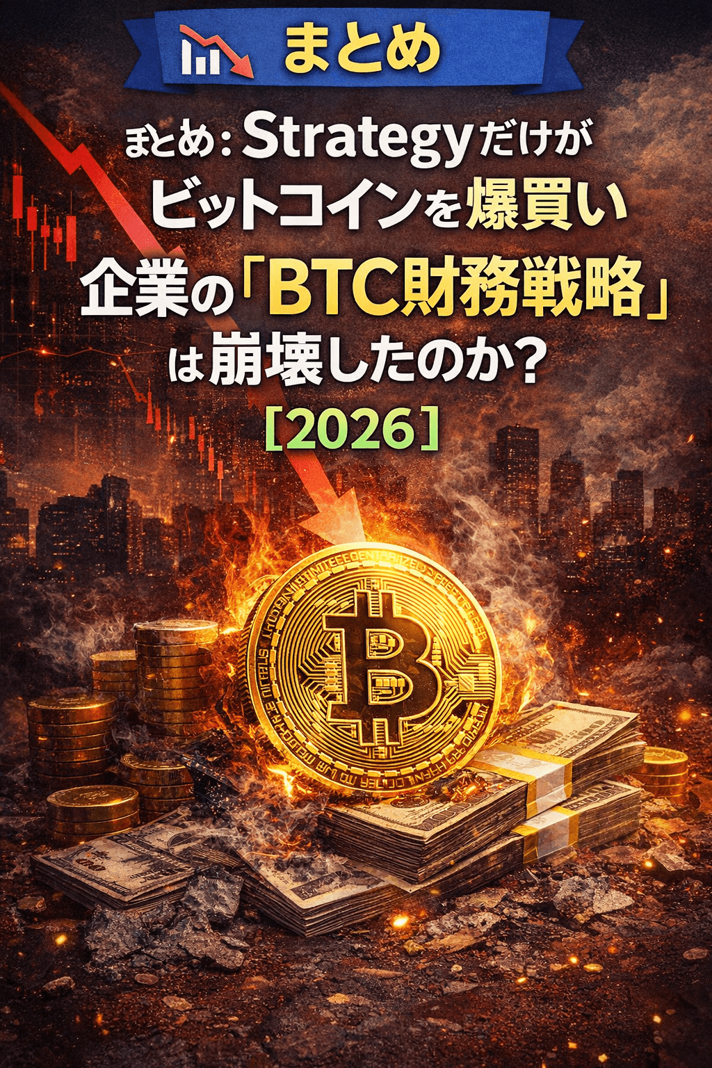 📉まとめ:Strategyだけがビットコインを爆買い──企業の「BTC財務戦略」は崩壊したのか?【2026】