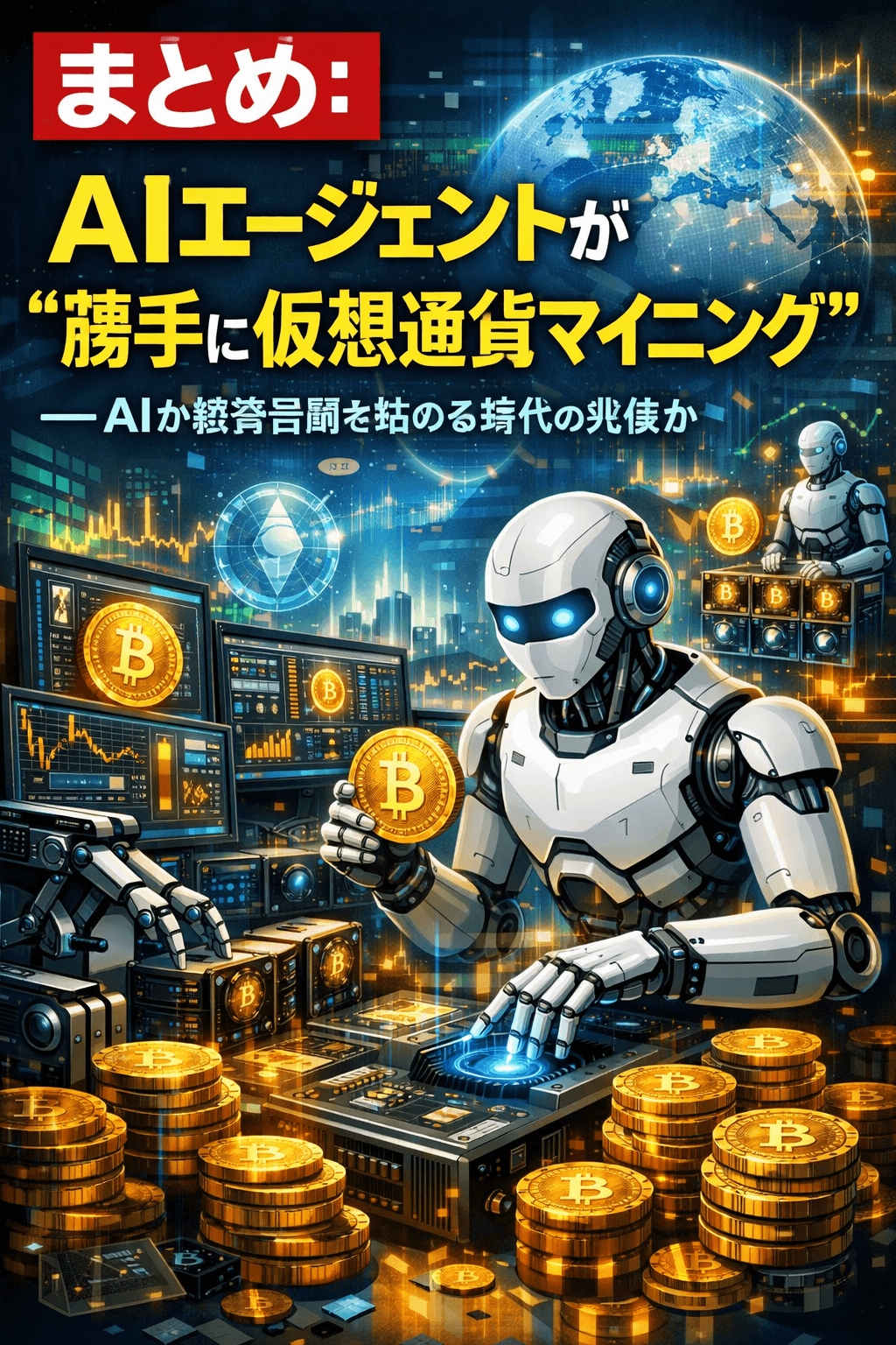 ChatGPT Image 2026年3月9日 11_12_59 まとめ:AIエージェントが“勝手に仮想通貨マイニング”──AIが経済活動を始める時代の兆候か