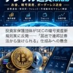 投資家保護団体がSECの暗号資産新規則案に反発──「届出で連邦証券法から抜けられる」仕組みへの懸念