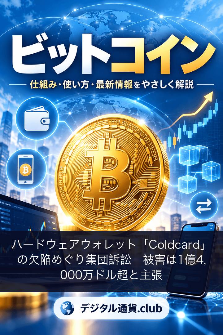 ハードウェアウォレット「Coldcard」の欠陥めぐり集団訴訟　被害は1億4,000万ドル超と主張