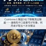 Coinbaseと韓国3社で情報流出報道──連絡先や口座番号が対象、利用者が取るべき対策は