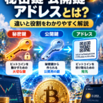 ビットコインの秘密鍵・公開鍵・アドレスとは?違いと役割をわかりやすく解説